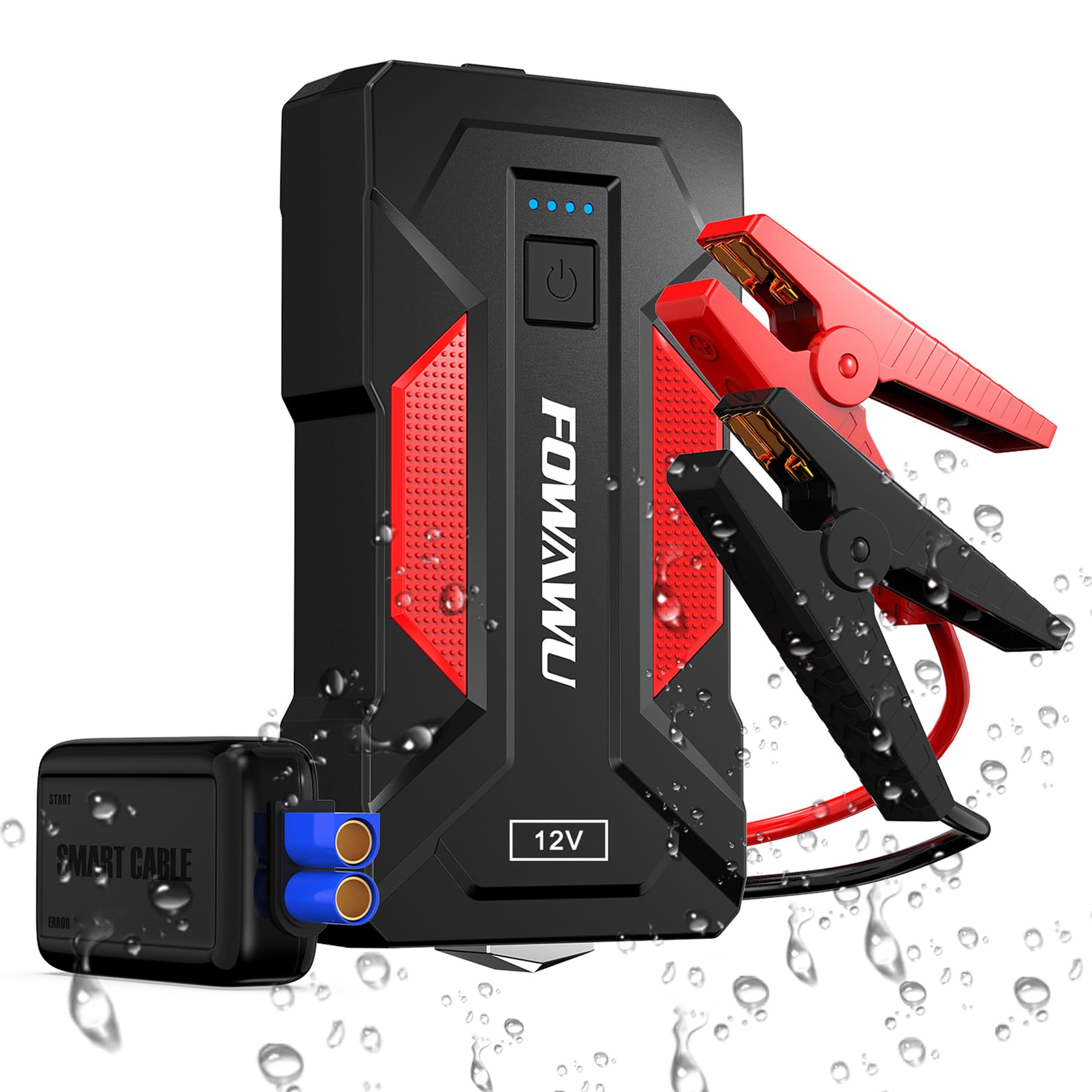 FOWAWU 4000A Peak Current Jump Starter, 24800mAh Large Capacity Jump Starter for 9L Petrol Engine Vehicles/7L Diesel Vehicles,
FOWAWU 4000A Peak Current Jump Starter, 24800mAh Large Capacity Jump Starter for 9L Petrol Engine Vehicles/7L Diesel Vehicles,