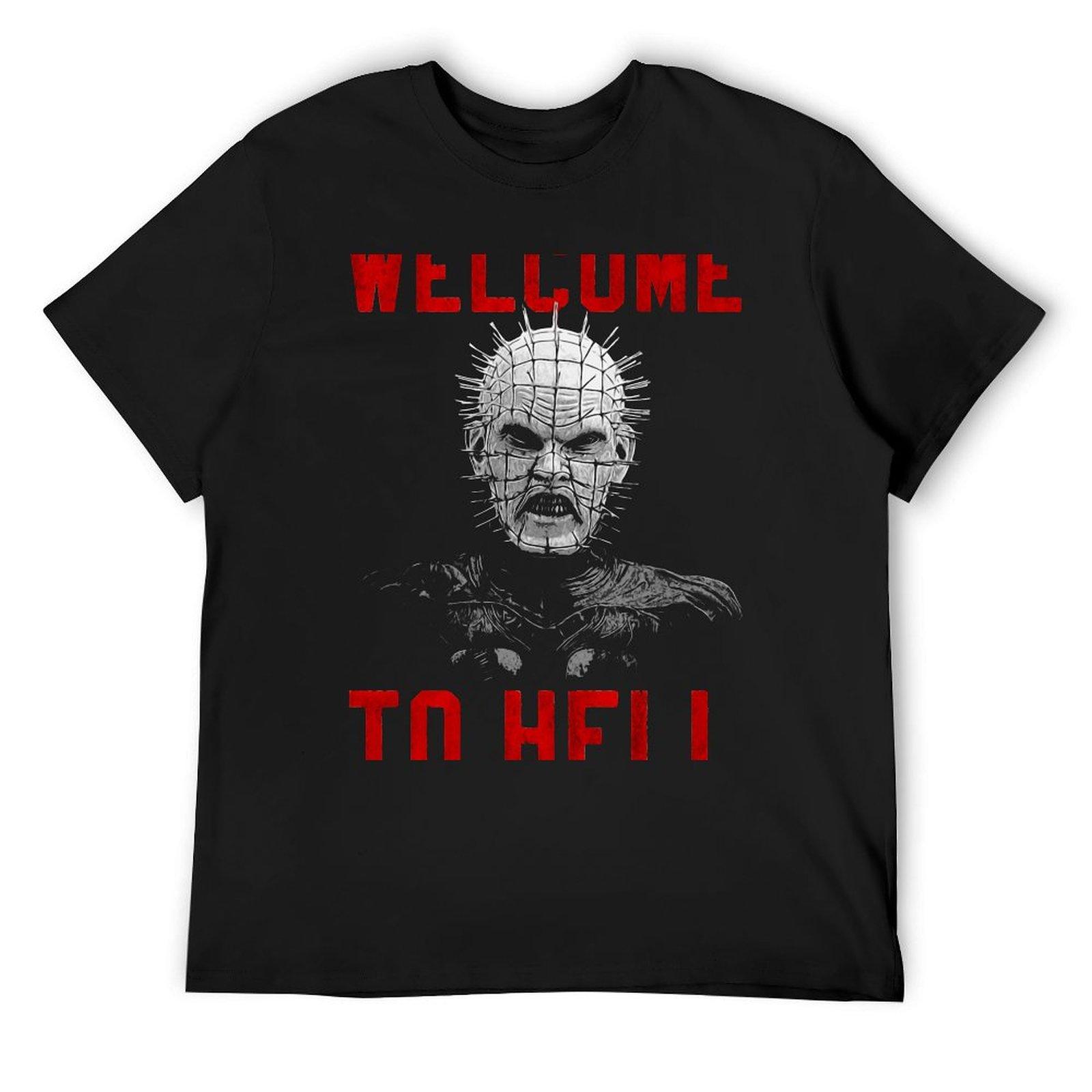 Welcome To Hell T-Shirt man t shirt Short sleeve tee hippie clothes aesthetic clothes men graphic t shirts 4XL
Welcome To Hell T-Shirt man t shirt Short sleeve tee hippie clothes aesthetic clothes men graphic t shirts 4XL
