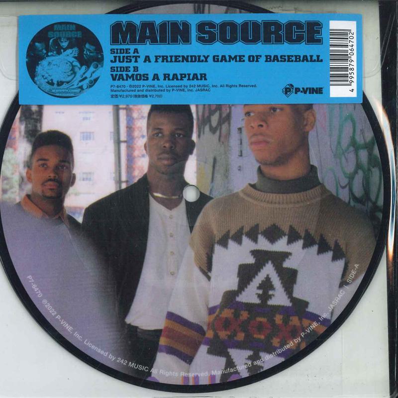 7inch Record MAIN SOURCE - Just A Friendly Game Of Baseball / P76470 P-Vine Records 2023 Japan Rap & Hip-Hop/R&B
7inch Record MAIN SOURCE - Just A Friendly Game Of Baseball / P76470 P-Vine Records 2023 Japan Rap & Hip-Hop/R&B