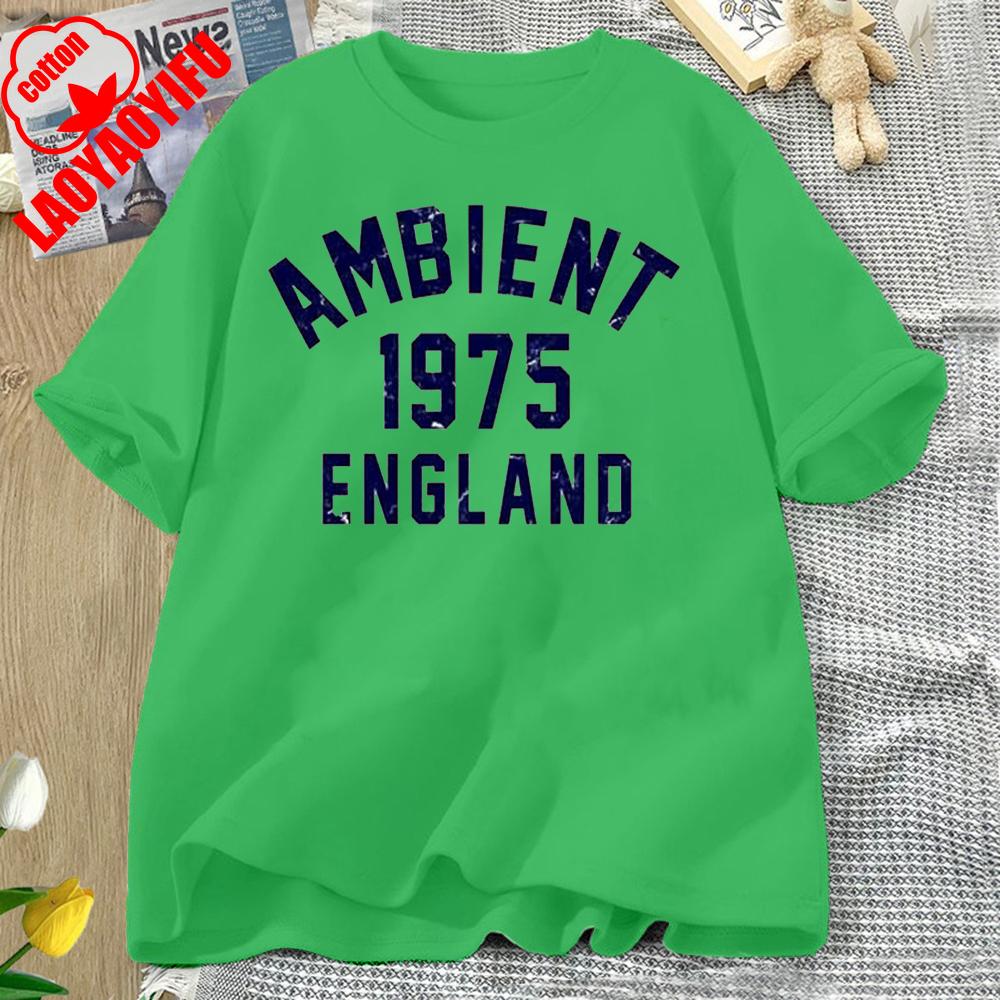 Ambient Music 1975 Brian Eno The Orb Synthesizer Best Seller Top Tee T Shirt Great for Running and Weekend Letter Clothes 4XL
Ambient Music 1975 Brian Eno The Orb Synthesizer Best Seller Top Tee T Shirt Great for Running and Weekend Letter Clothes 4XL