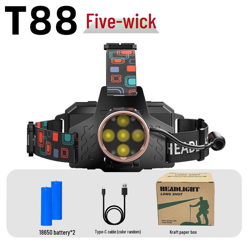 Li Shen T88 LED Rechargeable Headlamp
Li Shen T88 LED Rechargeable Headlamp