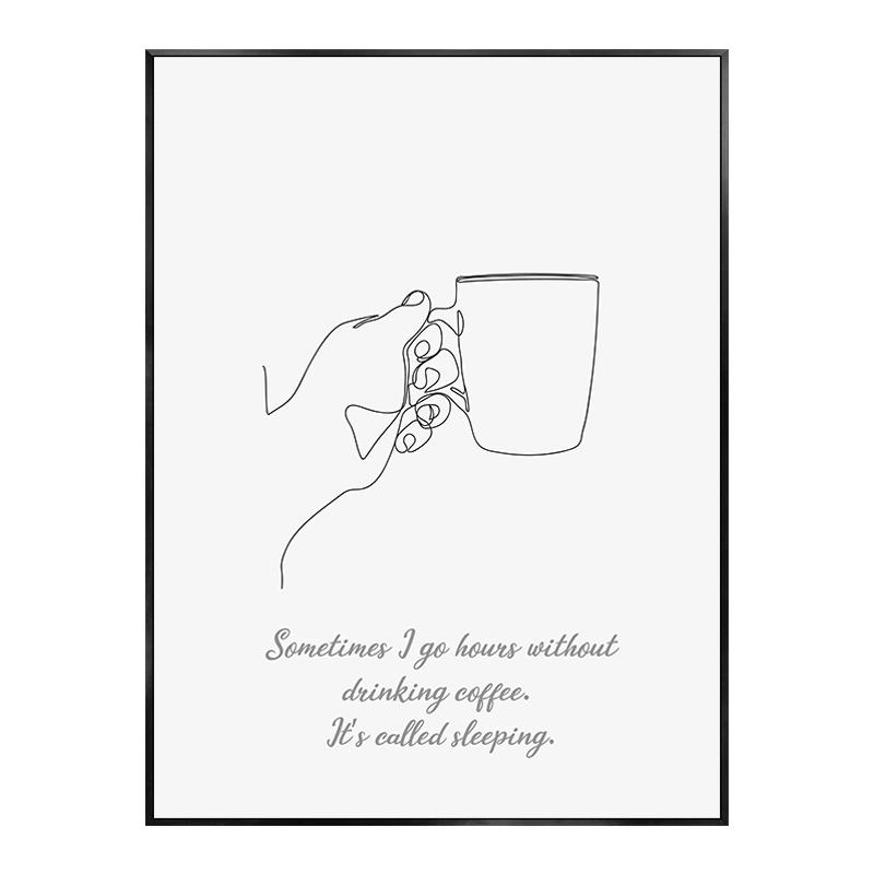 Абстрактные линии Рисунок Кофе Плакат Смешные цитаты Кухня Декоративные картины Холст Скандинавское настенное искусство Картина Домашнее кафе Украшение 21x30cm No Framed
Абстрактные линии Рисунок Кофе Плакат Смешные цитаты Кухня Декоративные картины Холст Скандинавское настенное искусство Картина Домашнее кафе Украшение 21x30cm No Framed