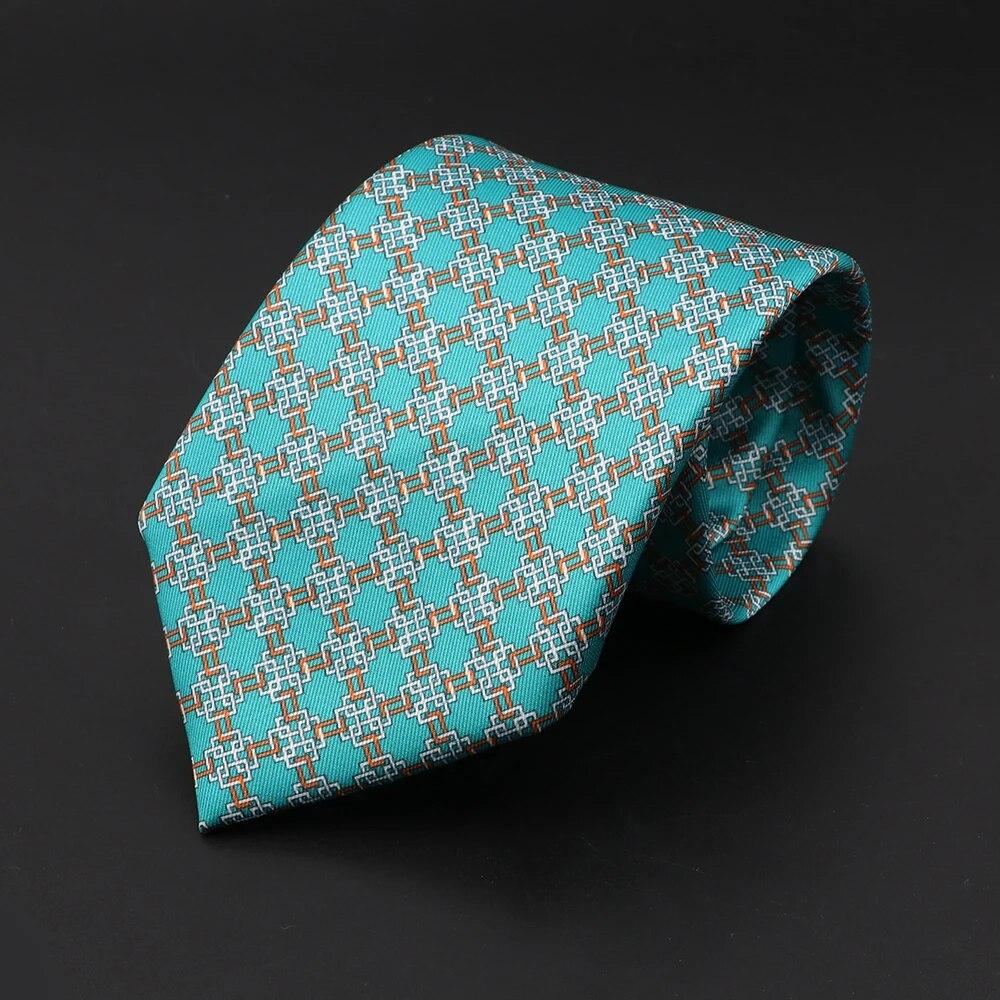 Шелковые галстуки, мягкие, модные 7,5 см, геометрический узор, галстук для мужчин, свадьба, бизнес, костюм для встреч, гравата
Шелковые галстуки, мягкие, модные 7,5 см, геометрический узор, галстук для мужчин, свадьба, бизнес, костюм для встреч, гравата