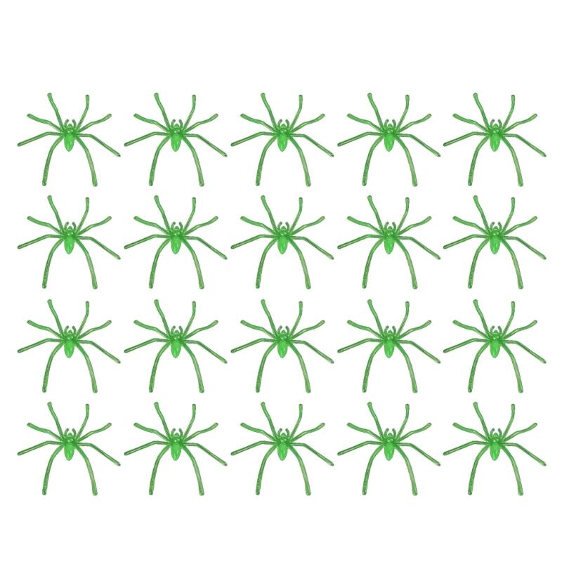 20/50PCS Halloween Spiders Figurine Props Noctilucence Spiders Props Light Up Realistic Spiders Party Favor Bag Fillers
20/50PCS Halloween Spiders Figurine Props Noctilucence Spiders Props Light Up Realistic Spiders Party Favor Bag Fillers