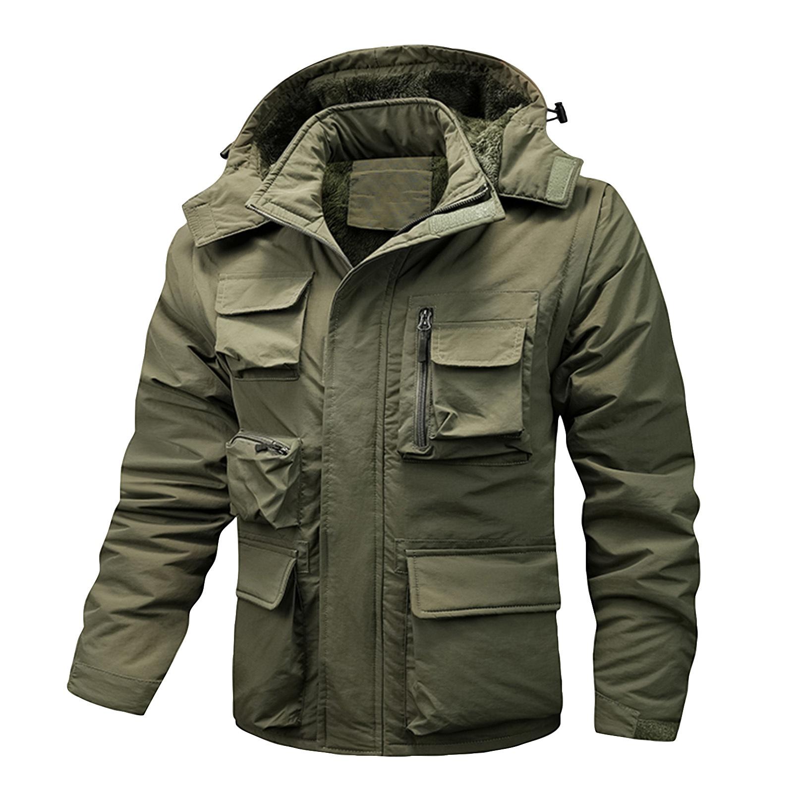 Men s Solid Color Detachable Outdoor Workwear Casual Loose Zipper Pocket Plush Long Sleeve Jacket XXXL армія зелений колір
Men s Solid Color Detachable Outdoor Workwear Casual Loose Zipper Pocket Plush Long Sleeve Jacket XXXL армія зелений колір