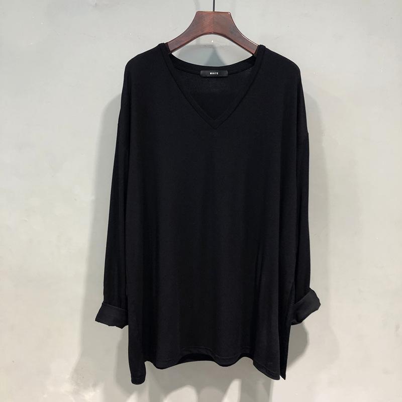 Women s V-Neck Long-Sleeve T-Shirt, Extra Large, European Style, Spring/Autumn 2025 Trend, Loose Fit, Belly-Covering, Slimming, Up to 300 lbs. 4XL for 250-300 lbs чорний
Women s V-Neck Long-Sleeve T-Shirt, Extra Large, European Style, Spring/Autumn 2025 Trend, Loose Fit, Belly-Covering, Slimming, Up to 300 lbs. 4XL for 250-300 lbs чорний