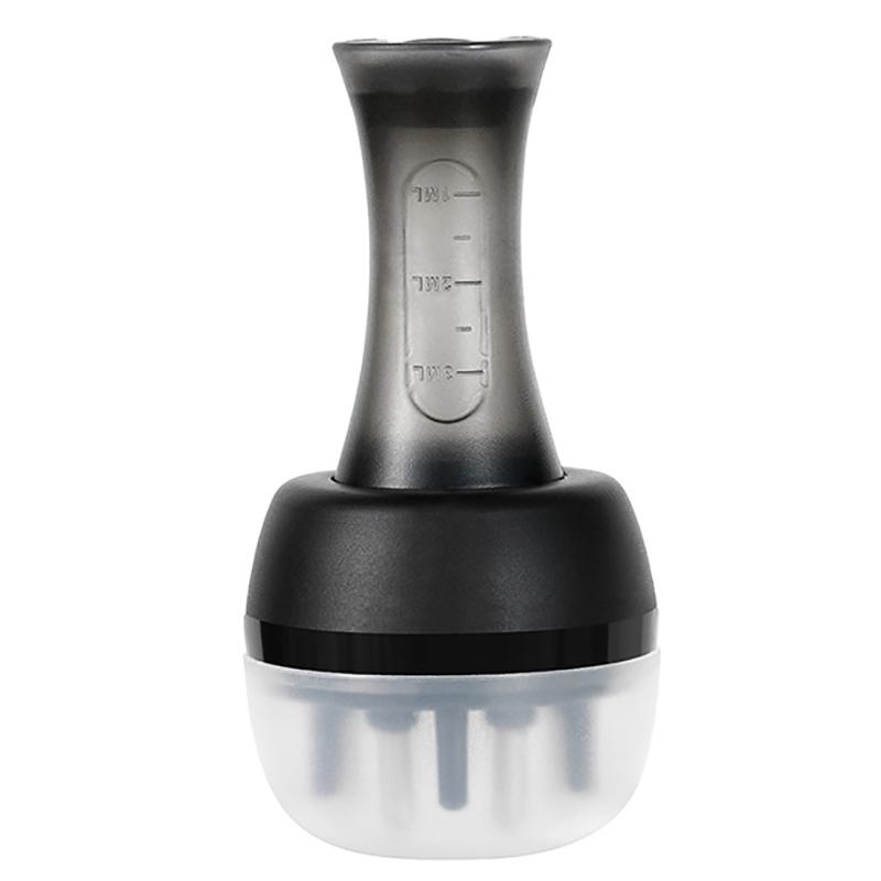 Аппликатор для кожи головы Жидкая расческа для волос Лечение кожи головы Эфирное масло Направляющая массажная щетка для роста волос Сыворотка для роста волос Устройство для нанесения масла чёрный