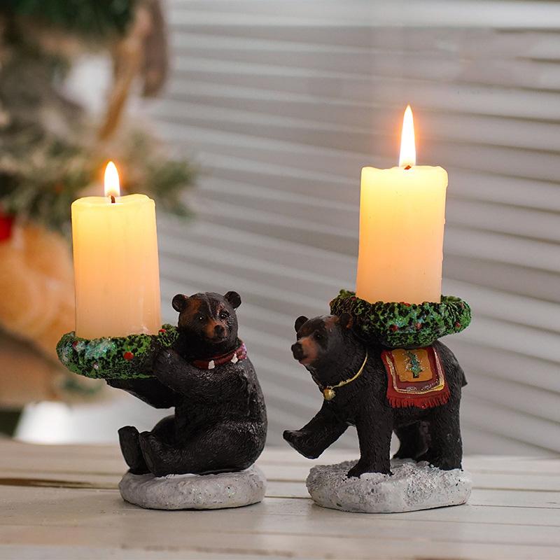 1Pc Black Bear Funny Candlestick Tealight Cartoon Animal Creative Resin Tabletop Decorative Candle Holder
1Pc Black Bear Funny Candlestick Tealight Cartoon Animal Creative Resin Tabletop Decorative Candle Holder