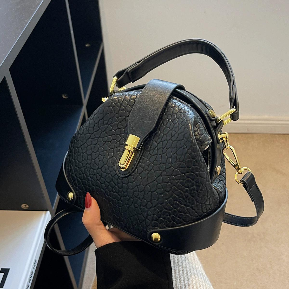 Women s Elegant Colorblock Handbag, Fashion PU Leather Crossbody Bag, Trendy Versatile High-End Daily Commute Bag чорний
Women s Elegant Colorblock Handbag, Fashion PU Leather Crossbody Bag, Trendy Versatile High-End Daily Commute Bag чорний
