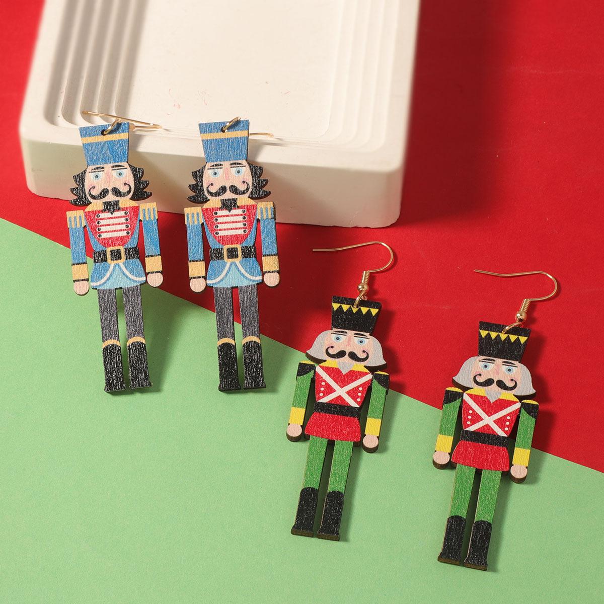 Рождественские креативные простые плоские деревянные милые красочные заушники синий
Рождественские креативные простые плоские деревянные милые красочные заушники синий