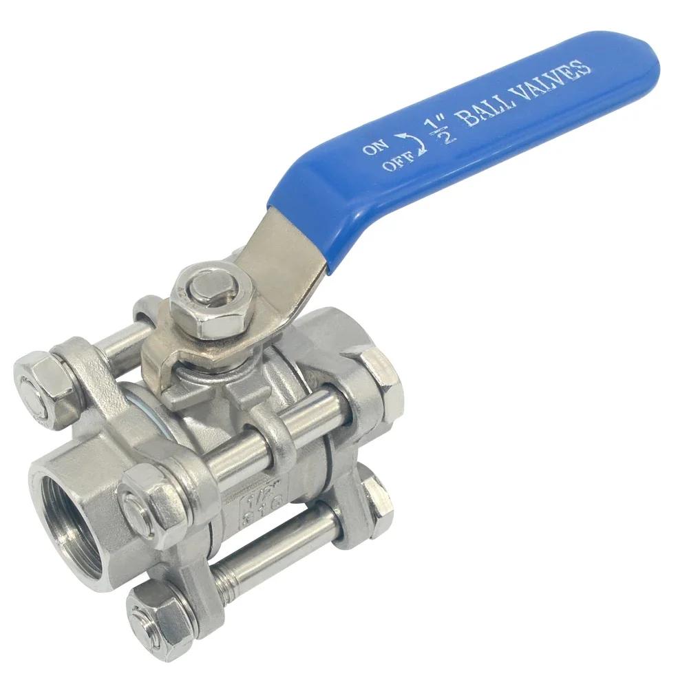 Stainless Steel Three-way Ball Valve Internal Thread Water Pipe Welding Valve Switch DN15 1/2
Stainless Steel Three-way Ball Valve Internal Thread Water Pipe Welding Valve Switch DN15 1/2