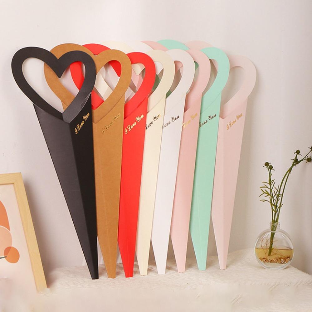 Paper Flower Bouquet Boxes Heart Shape Bouquet Carrier Bag High Quality Heart Shaped Box
Paper Flower Bouquet Boxes Heart Shape Bouquet Carrier Bag High Quality Heart Shaped Box
