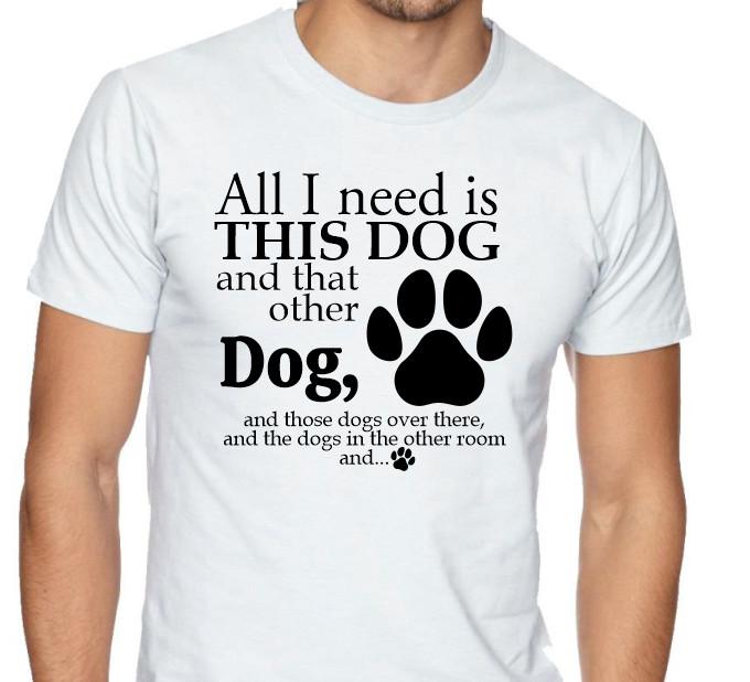 All I need is this dog and that dog....pet lover T shirt tee love L
All I need is this dog and that dog....pet lover T shirt tee love L