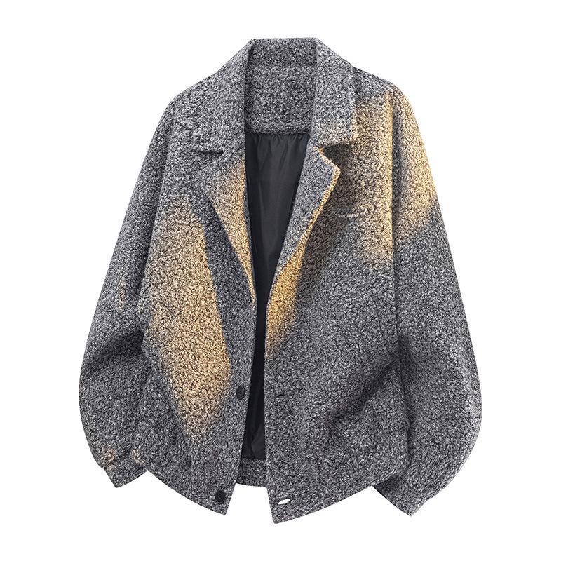 Velvety Loose Woolen Jacket: British Style, Textured, Lightly Mature XL (120-145 jin) чорний
Velvety Loose Woolen Jacket: British Style, Textured, Lightly Mature XL (120-145 jin) чорний