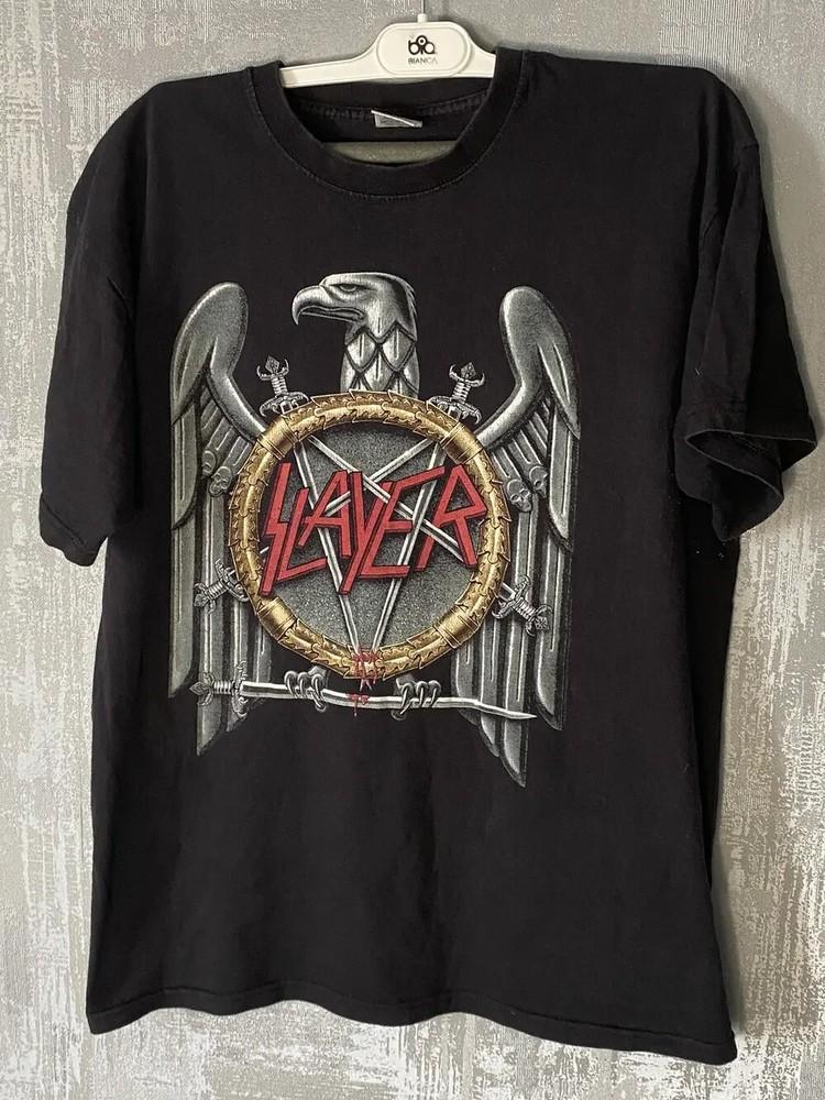 Vintage Slayer Rock T-shirt Black Color reprint Unisex Shirt AN49760 Unisex T-Shirt M
Vintage Slayer Rock T-shirt Black Color reprint Unisex Shirt AN49760 Unisex T-Shirt M