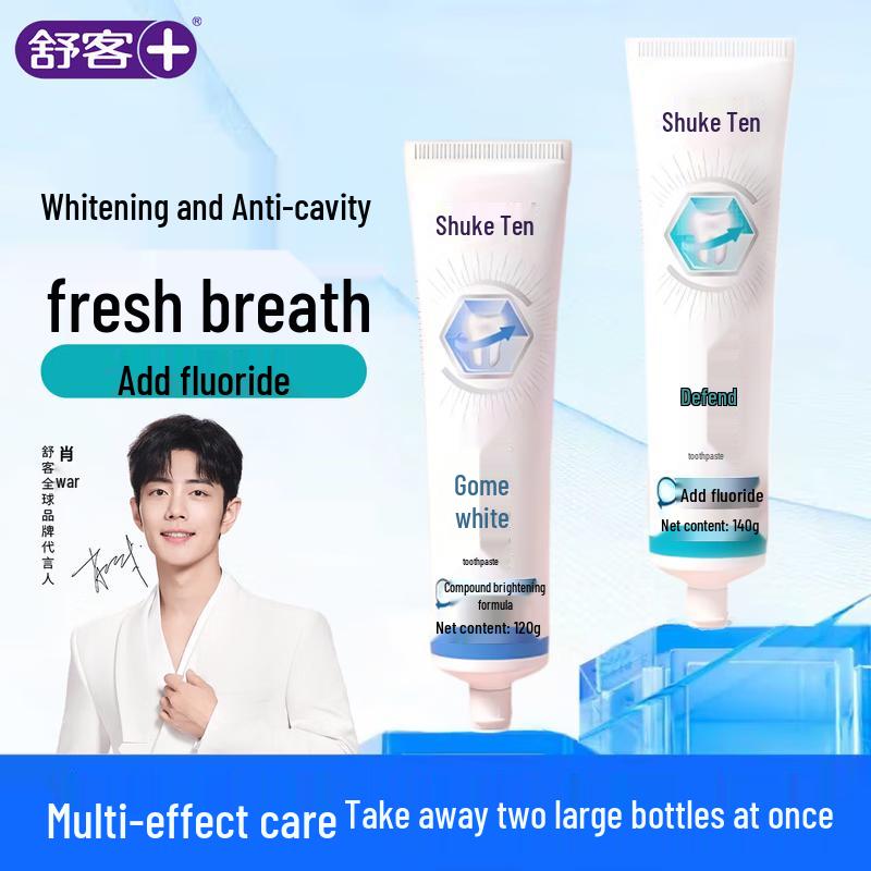 Shuke Whitening & Anti-Cavity Toothpaste Family Pack
Shuke Whitening & Anti-Cavity Toothpaste Family Pack