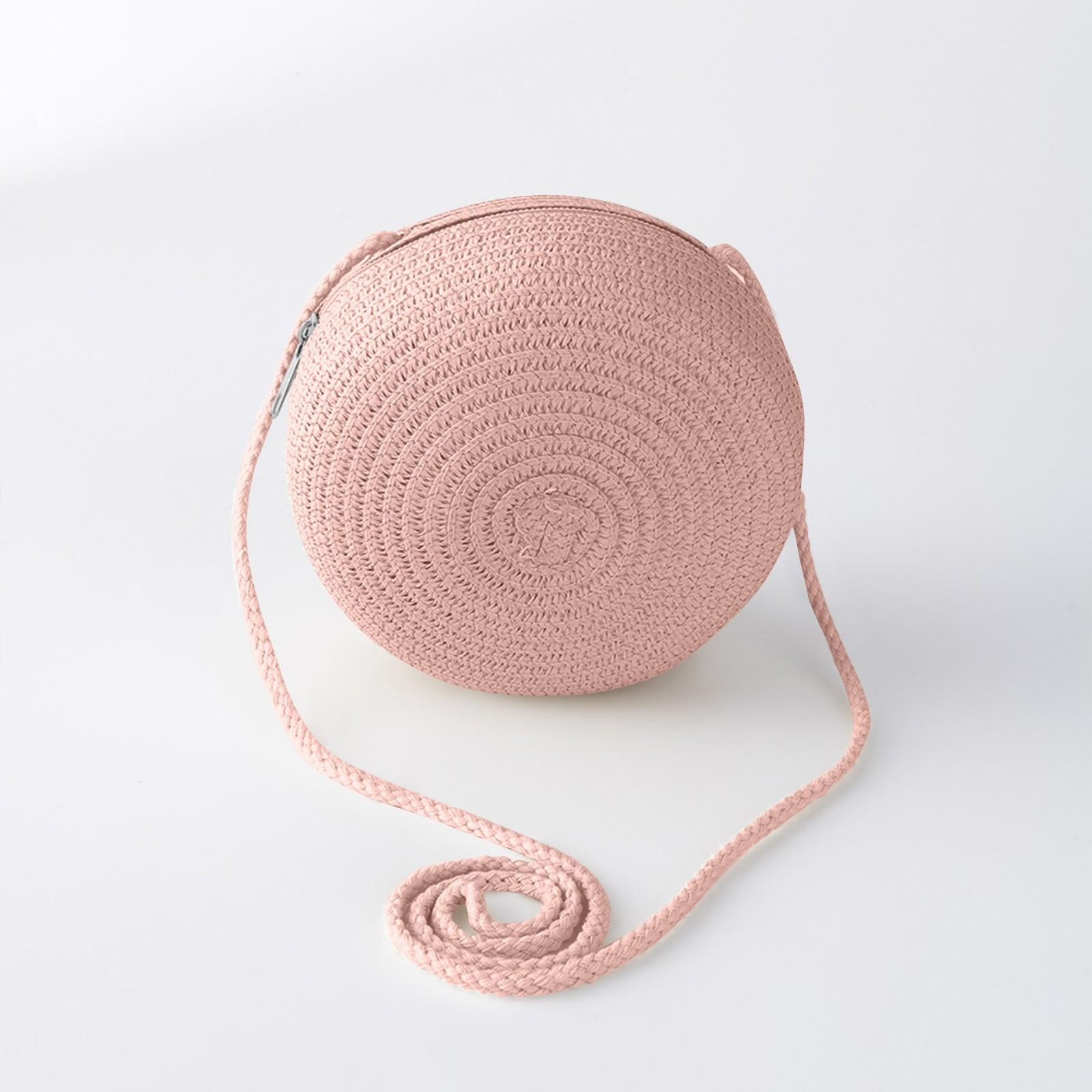 Детская дорожная круглая соломенная пляжная сумка через плечо One Size розовый
Детская дорожная круглая соломенная пляжная сумка через плечо One Size розовый
