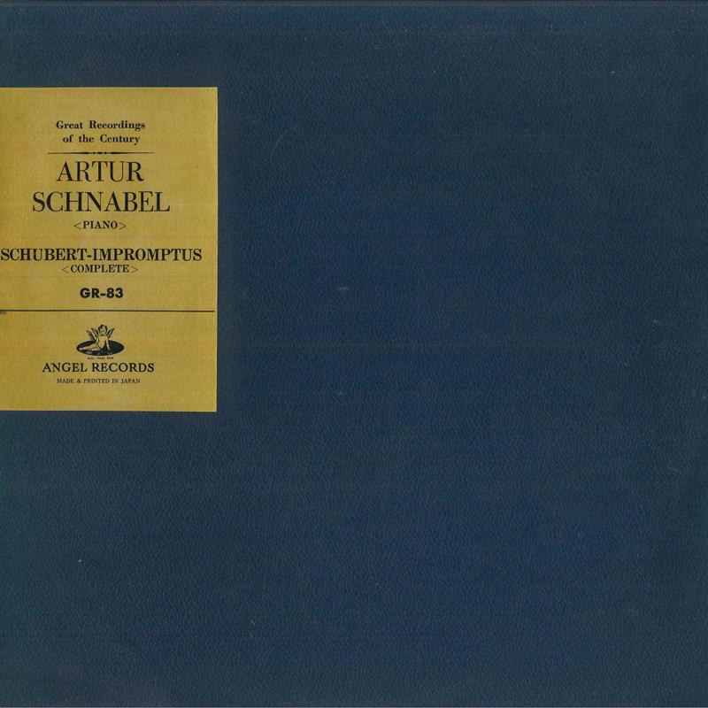 LP Record ARTUR SCHNABEL(PIANO) - Schubert/Impromptus GR83 ANGEL Japan Classical Used
LP Record ARTUR SCHNABEL(PIANO) - Schubert/Impromptus GR83 ANGEL Japan Classical Used