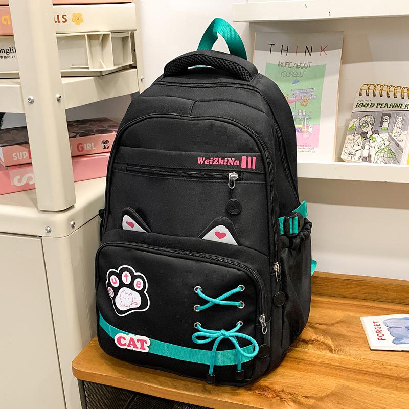 School bag 2025 new cute ins Korean version large capacity junior high school student school bag versatile sweet backpack lightweight backpack
School bag 2025 new cute ins Korean version large capacity junior high school student school bag versatile sweet backpack lightweight backpack