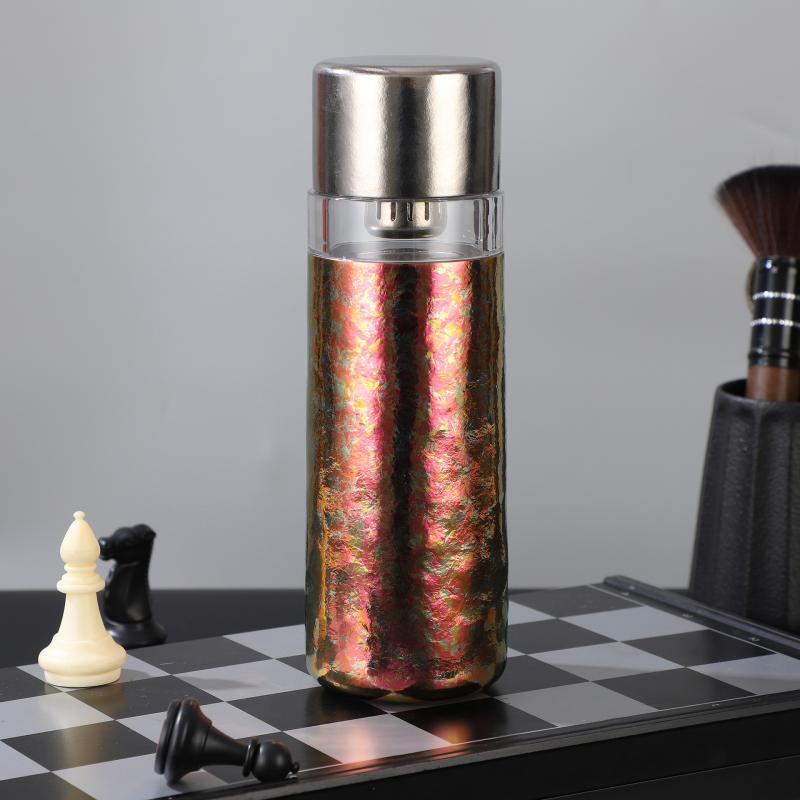 OLOEY Portable Titanium Tea Infuser Bottle
OLOEY Portable Titanium Tea Infuser Bottle