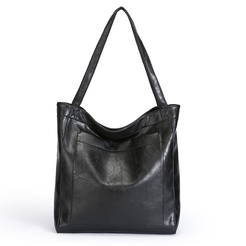 Жіноча велика сумка великої місткості, м яка шкіряна сумочка, сумка на одне плече, сумка-тоут чорний
Жіноча велика сумка великої місткості, м яка шкіряна сумочка, сумка на одне плече, сумка-тоут чорний
