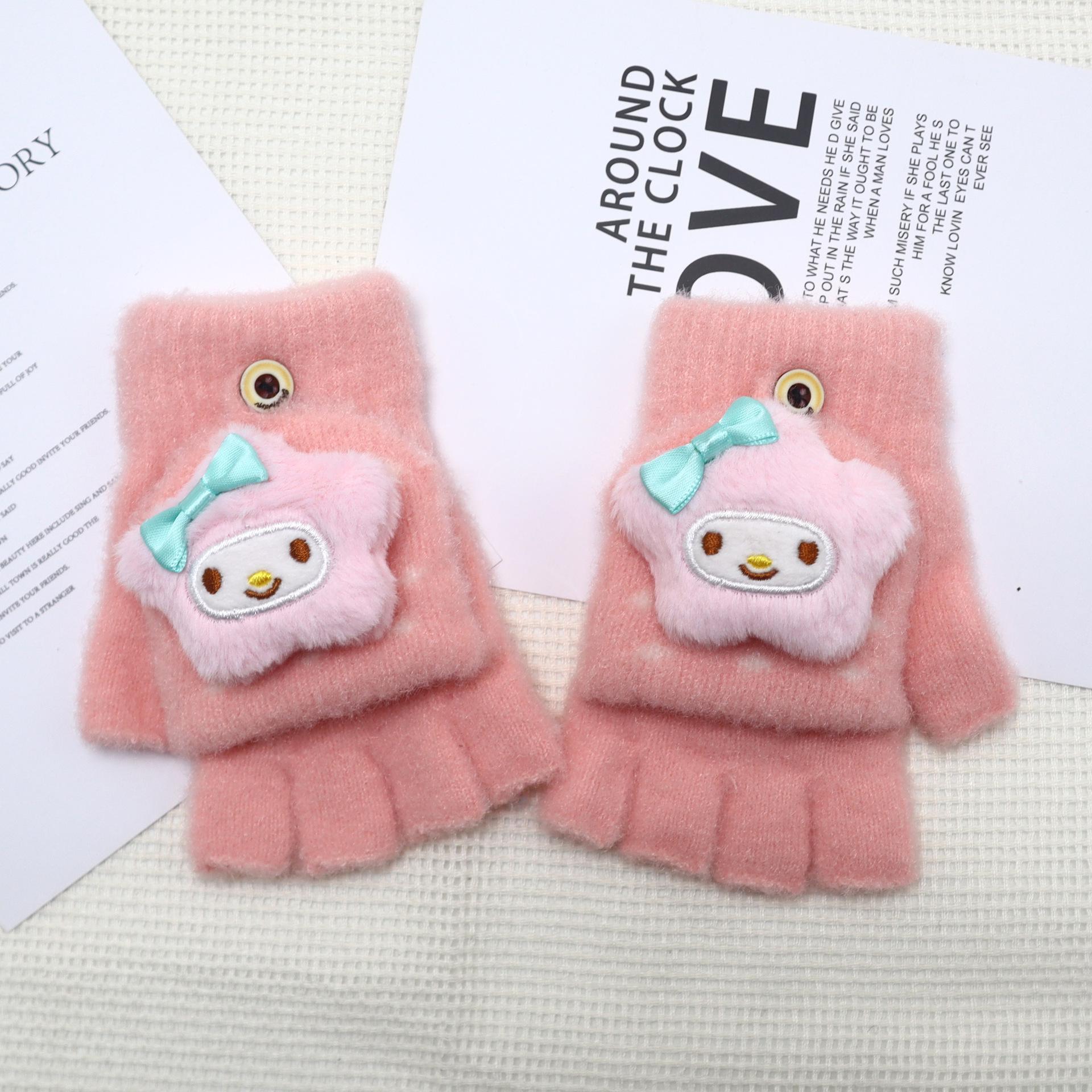 Дитячі вітрозахисні зимові рукавички Sanrio з мультяшним малюнком та відкидною верхньою частиною для дівчаток і хлопчиків 3-12 years червоний
Дитячі вітрозахисні зимові рукавички Sanrio з мультяшним малюнком та відкидною верхньою частиною для дівчаток і хлопчиків 3-12 years червоний