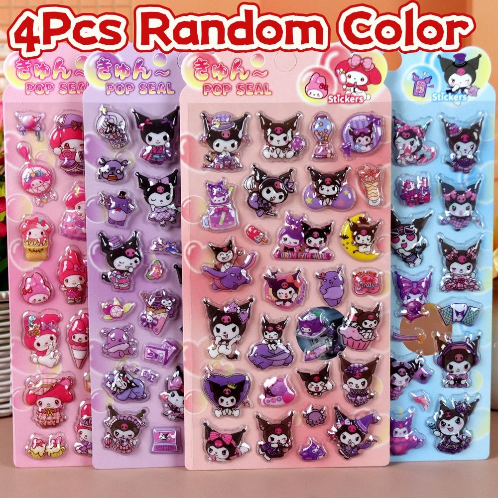 1/4Pcs Kawaii Cartoon Sanrio Kuromi 3D Relief Stickers Diy Phone Case Scrapbook Notebook Laptop Fridge Decoration Decal
1/4Pcs Kawaii Cartoon Sanrio Kuromi 3D Relief Stickers Diy Phone Case Scrapbook Notebook Laptop Fridge Decoration Decal