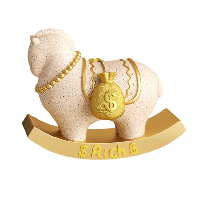 Chinese New Year Horse Figurines 2026 Resin Chinese Zodiacs Horse Statues Desktop Ornament for New Year Home Decors пісочний/золотий
Chinese New Year Horse Figurines 2026 Resin Chinese Zodiacs Horse Statues Desktop Ornament for New Year Home Decors пісочний/золотий