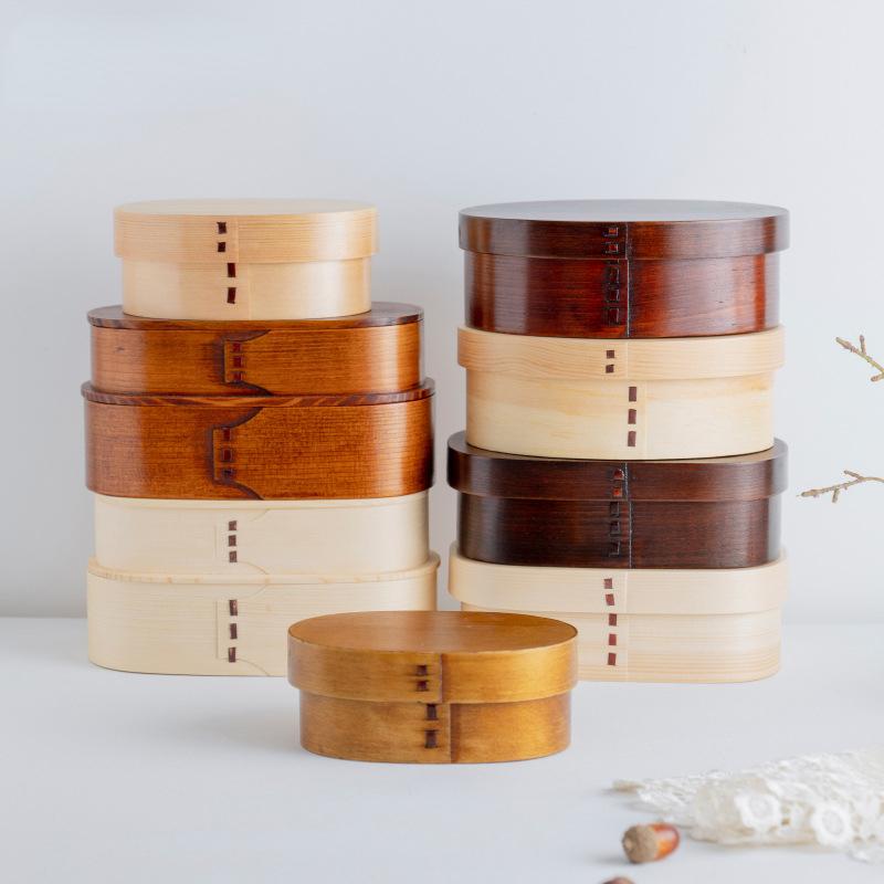 White Pine Double-layer Bento Box Japanese Retro Curved Willow Single-layer Large Capacity Fresh Fruit Box Household Lunch Box 2&2 красный 
White Pine Double-layer Bento Box Japanese Retro Curved Willow Single-layer Large Capacity Fresh Fruit Box Household Lunch Box 2&2 красный