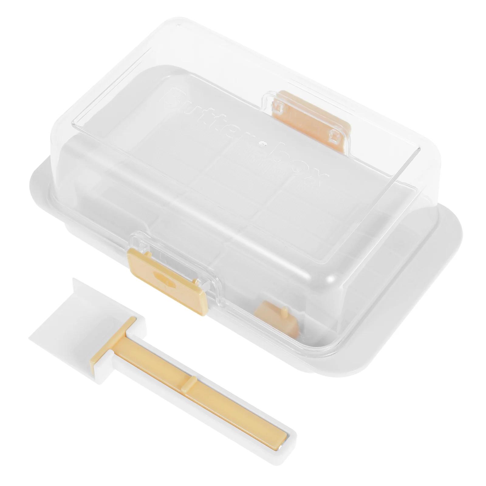 Butter Dish with Lid Airtight Butter Holder Reusable Butter Keeper Container Easy to Scoop and Scrape Butter Tray for Countertop білий
Butter Dish with Lid Airtight Butter Holder Reusable Butter Keeper Container Easy to Scoop and Scrape Butter Tray for Countertop білий