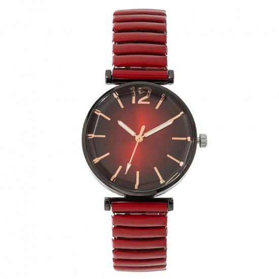 Women Fashion Gradient Colour Round Studded Quartz Watch Casual Stainless Steel Elastic Buckleless Strap Ladies Watches Clock червоний
Women Fashion Gradient Colour Round Studded Quartz Watch Casual Stainless Steel Elastic Buckleless Strap Ladies Watches Clock червоний