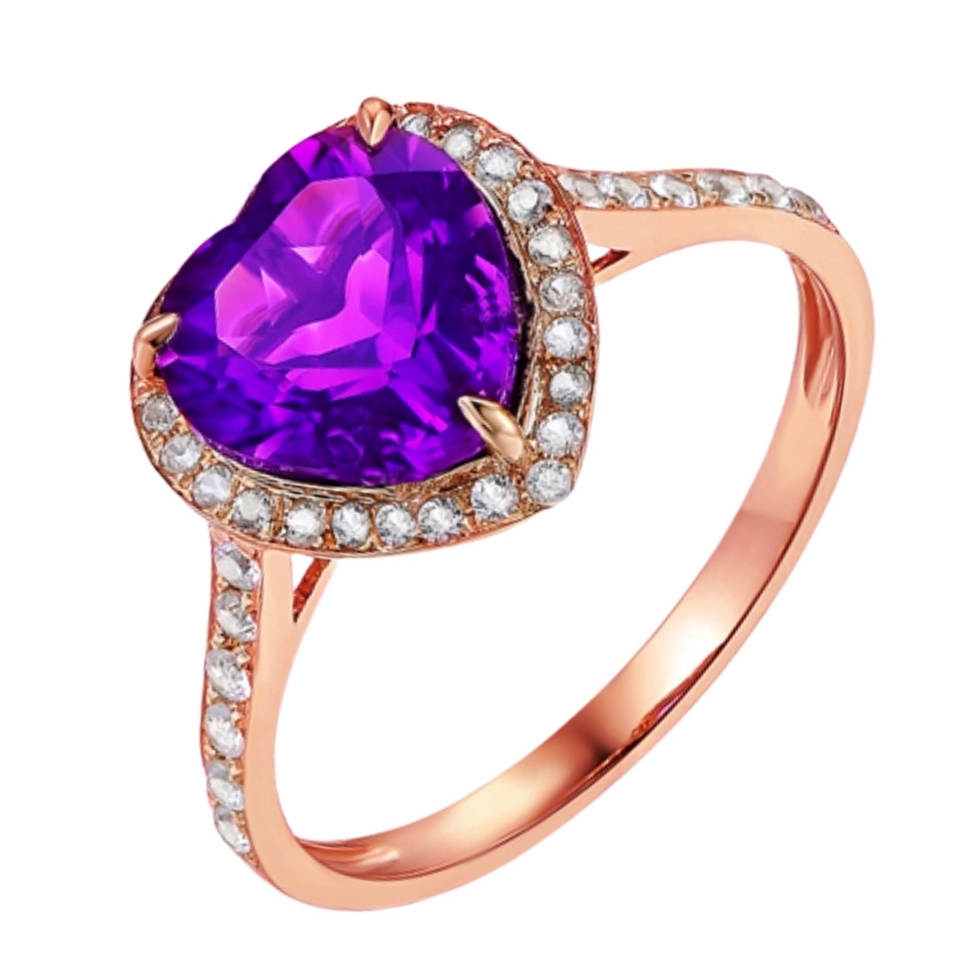 Открытое розовое золото с покрытием Love Purple Diamond Ring Модное и универсальное кольцо с хвостом из аметиста Обручальное кольцо Кольцо с бриллиантом
Открытое розовое золото с покрытием Love Purple Diamond Ring Модное и универсальное кольцо с хвостом из аметиста Обручальное кольцо Кольцо с бриллиантом
