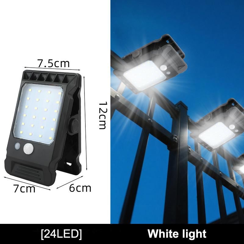 1 Set Solar Powered 3 Modes Solar Clip-On Lamp Motion Sensor Solar Garden Lights Waterproof Easy To Install Garden Wall Light 24 LEDs One Grid
1 Set Solar Powered 3 Modes Solar Clip-On Lamp Motion Sensor Solar Garden Lights Waterproof Easy To Install Garden Wall Light 24 LEDs One Grid