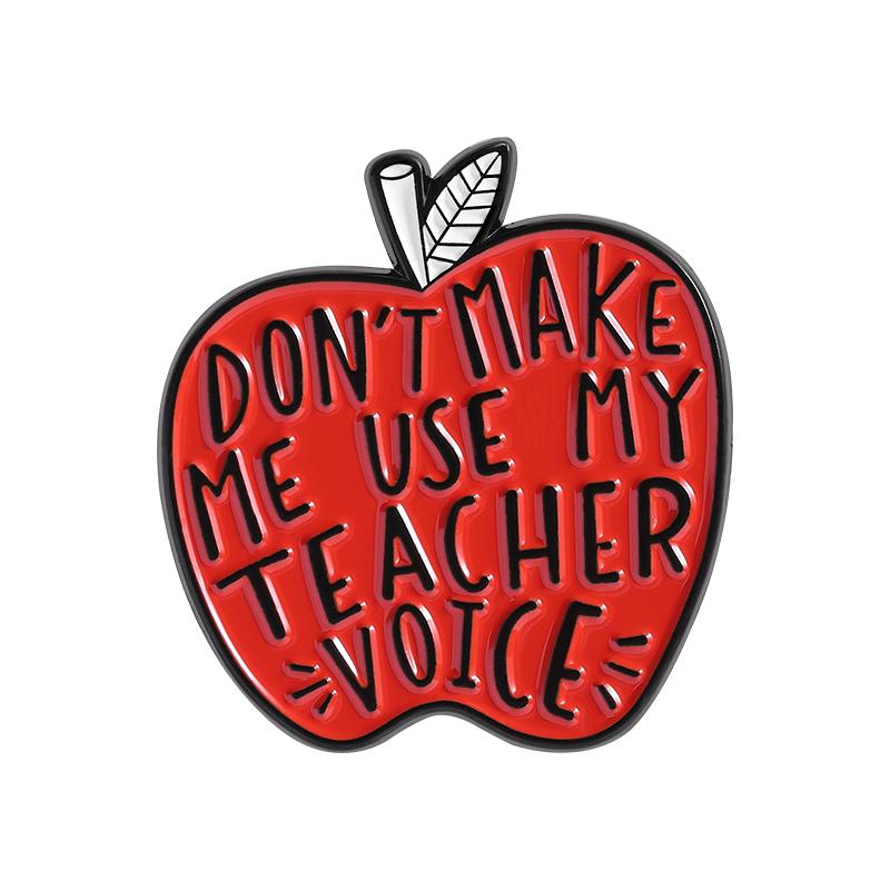 Teacher Quotes Enamel Pins Custom Cat Black Board Pencil Brooches Cartoon Apple Badges Bag Skull Jewelry Gift for Friends
Teacher Quotes Enamel Pins Custom Cat Black Board Pencil Brooches Cartoon Apple Badges Bag Skull Jewelry Gift for Friends