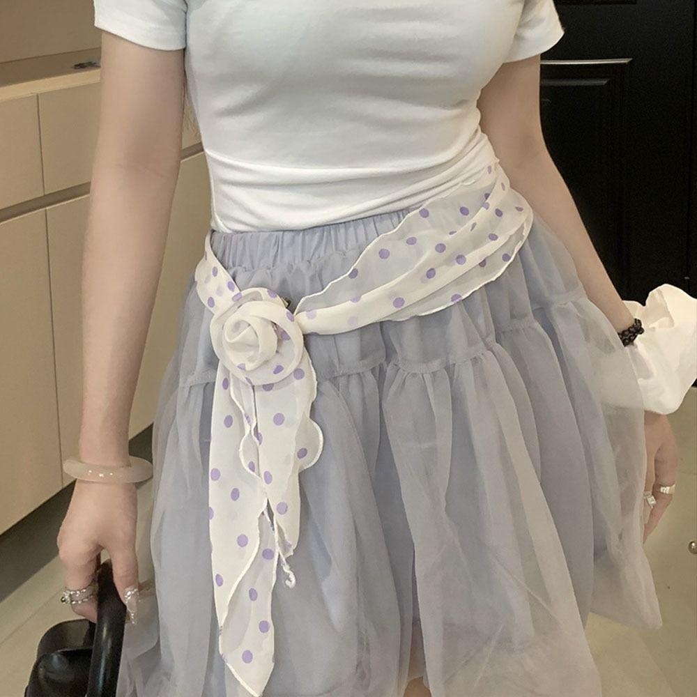 Y2k Long Polka Dot Waistband Floral Dress Jeans Belt Ins Silk Waist Belt Streetwear
Y2k Long Polka Dot Waistband Floral Dress Jeans Belt Ins Silk Waist Belt Streetwear