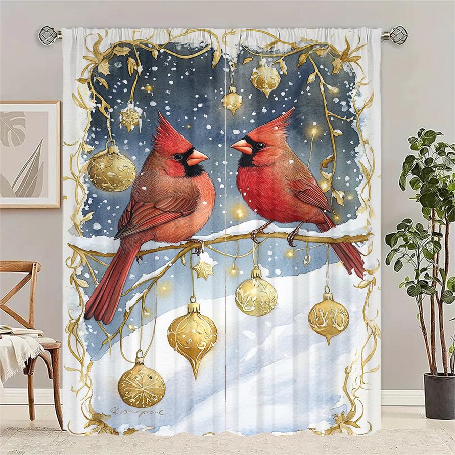 Christmas cuckoo print curtains pole bag curtains Christmas decorations home decorations room decorations 100*130 Grommet Top 1pcs
Christmas cuckoo print curtains pole bag curtains Christmas decorations home decorations room decorations 100*130 Grommet Top 1pcs