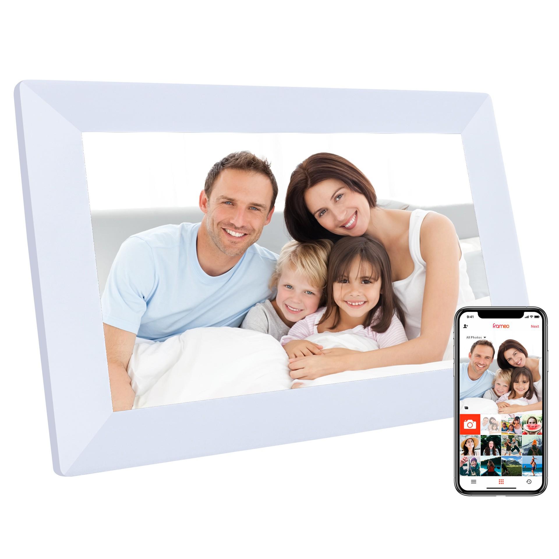 10.1-inch Frameo Cloud Digital Photo Frame with Mobile App for Remote Photo & Video Sharing
10.1-inch Frameo Cloud Digital Photo Frame with Mobile App for Remote Photo & Video Sharing