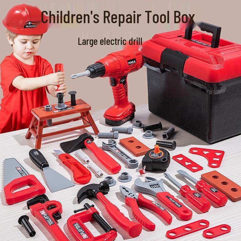 Kids DIY Repair Tool Set with Electric Drill & Storage Box - Educational Role Play
Kids DIY Repair Tool Set with Electric Drill & Storage Box - Educational Role Play