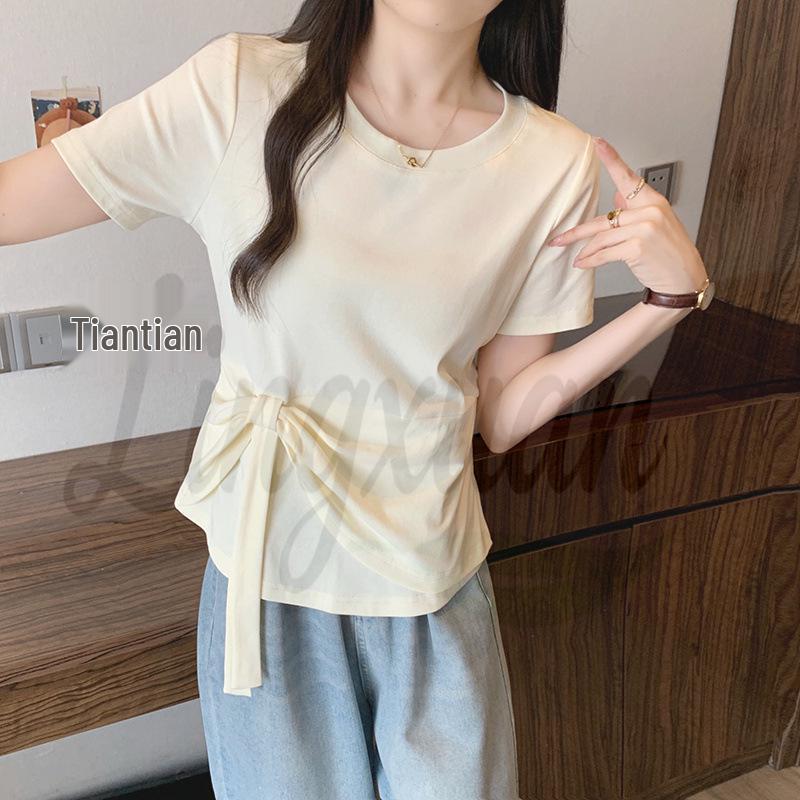 2026 Summer Plus Size Women s Casual Round Neck Patchwork Ribbon Short Sleeve T-shirt XL абрикосовий
2026 Summer Plus Size Women s Casual Round Neck Patchwork Ribbon Short Sleeve T-shirt XL абрикосовий
