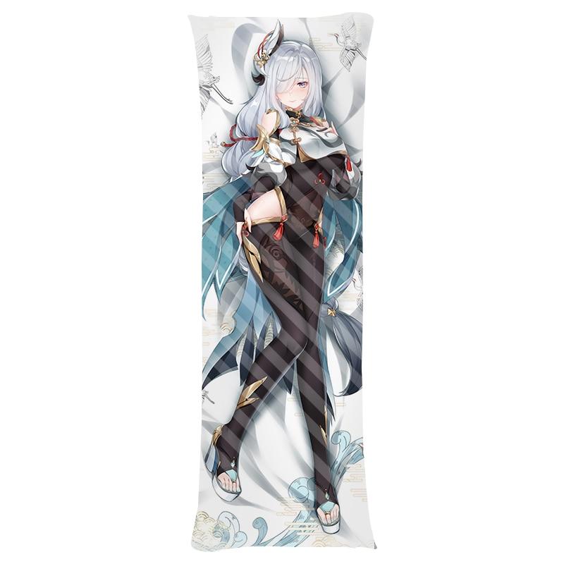 60x180 см Genshin Impact Shenhe обнимающий чехол для подушки для тела Dakimakura чехол длинный костюм Shenhe отаку 2-сторонний чехол для подушки
60x180 см Genshin Impact Shenhe обнимающий чехол для подушки для тела Dakimakura чехол длинный костюм Shenhe отаку 2-сторонний чехол для подушки