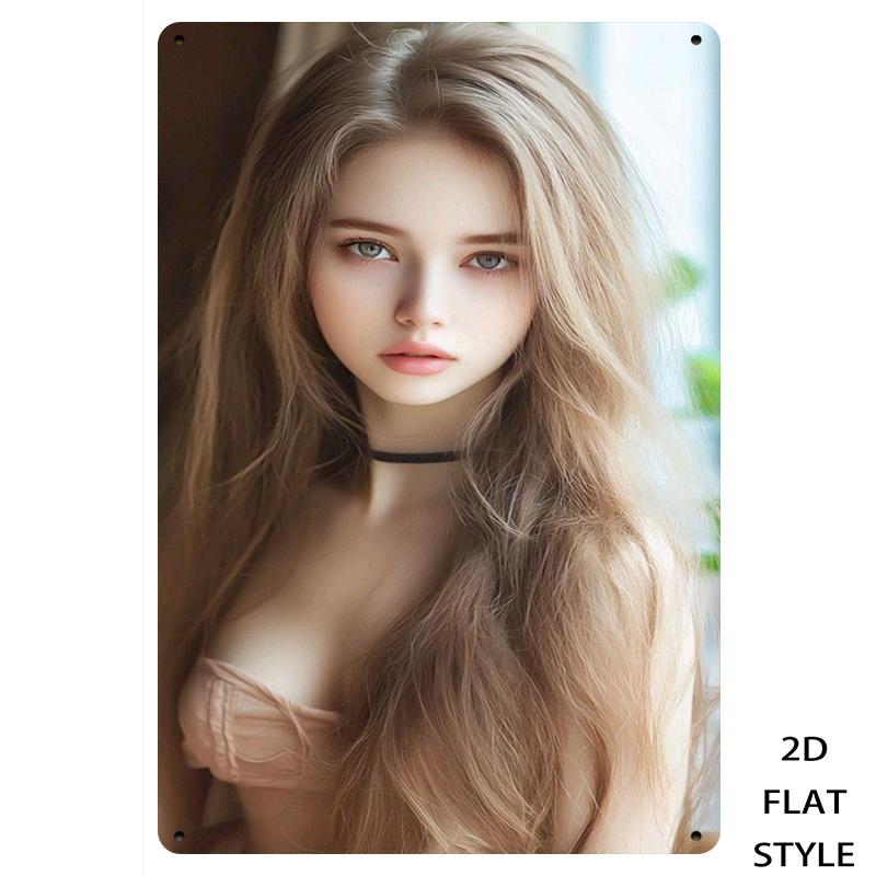 JIT Retro Metal Wall Art Decor Elegant Blonde Girl Iron Sign D Flat Painting for Living Room Bedroom 20x30cm(7.8x11.8inch)
JIT Retro Metal Wall Art Decor Elegant Blonde Girl Iron Sign D Flat Painting for Living Room Bedroom 20x30cm(7.8x11.8inch)