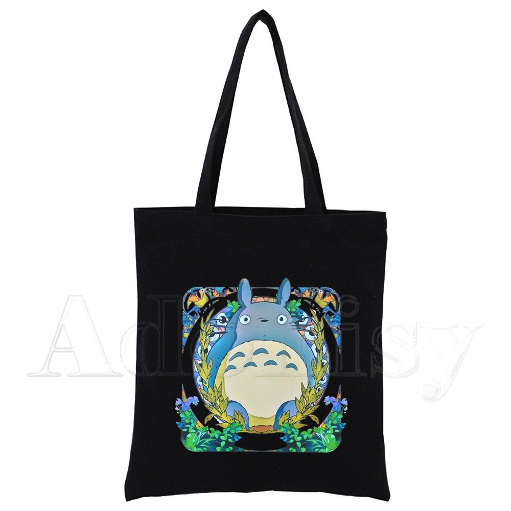 Totoro Kawaii Аниме Миядзаки Хаяо Харадзюку Арт Шоппинг Черные сумки Холст Сумка с печатью Мультфильм Многоразовая сумочка На заказ
Totoro Kawaii Аниме Миядзаки Хаяо Харадзюку Арт Шоппинг Черные сумки Холст Сумка с печатью Мультфильм Многоразовая сумочка На заказ