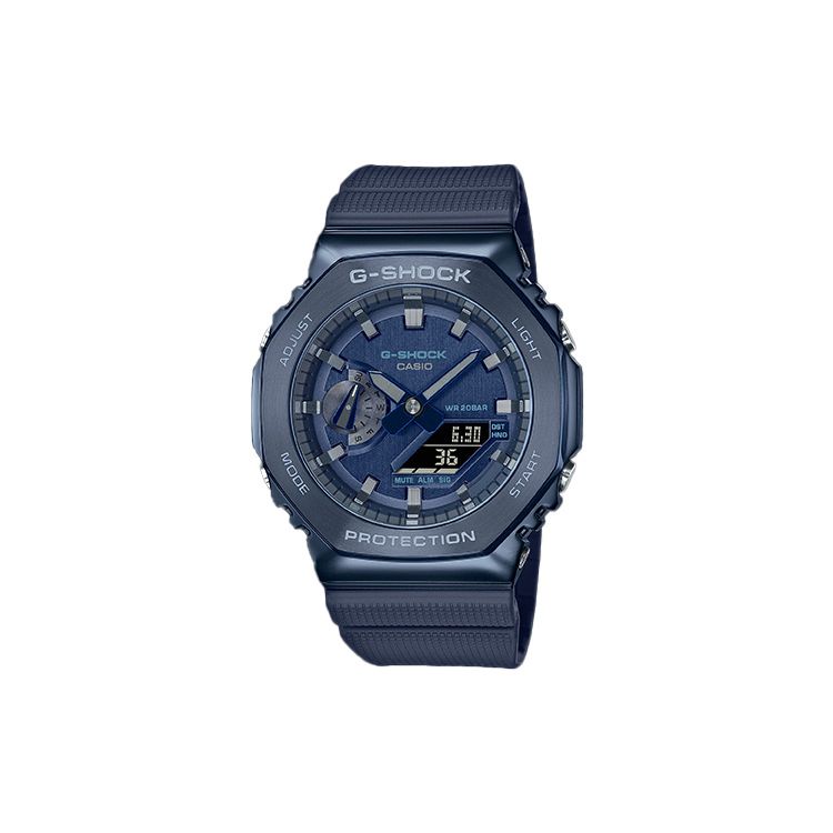 Casio 200 Meter Water Resistant Quartz Movement Resin Stainless Steel Strap Watch Men watches Blue GM-2100N-2AJF Regular Watch Box
Casio 200 Meter Water Resistant Quartz Movement Resin Stainless Steel Strap Watch Men watches Blue GM-2100N-2AJF Regular Watch Box