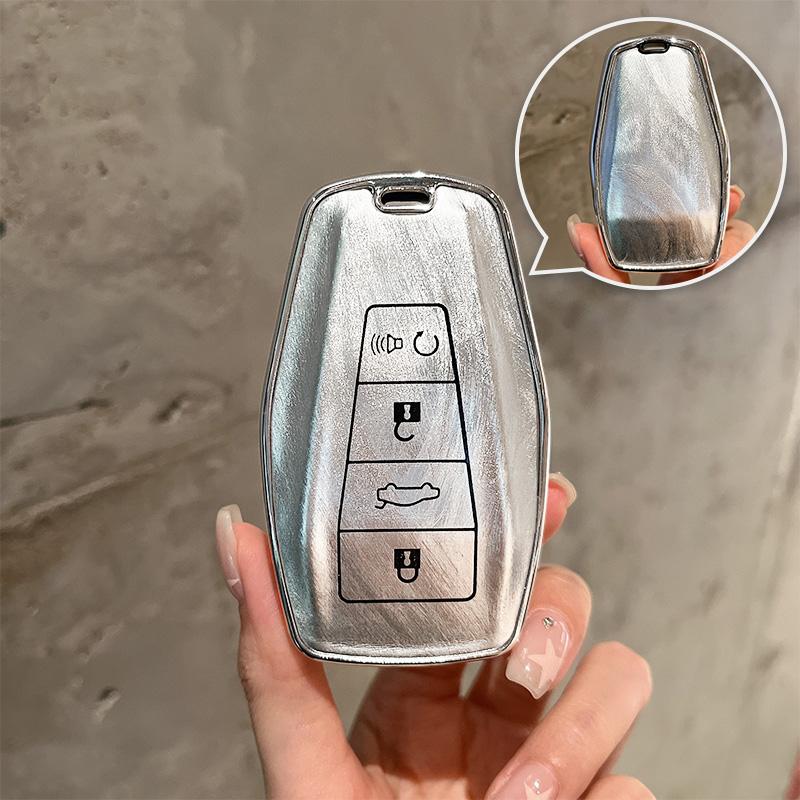 Luxury Car Key Case Cover with Keychaifor Geely Okavango Coolray Atlas Monjaro Tugella Emgrand GT S Proton X50 X70 X6 X7 EX7 GC
Luxury Car Key Case Cover with Keychaifor Geely Okavango Coolray Atlas Monjaro Tugella Emgrand GT S Proton X50 X70 X6 X7 EX7 GC