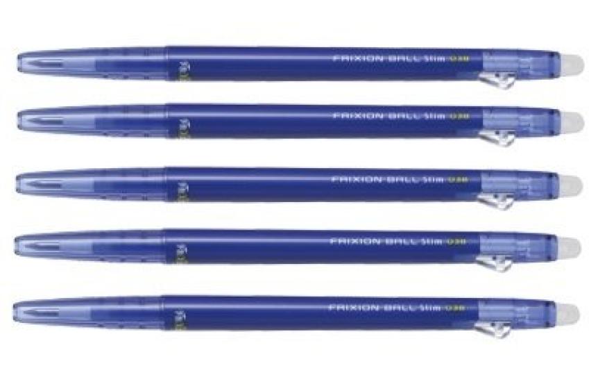 Pilot Frixion Ball Slim 038 выдвижная стираемая гелевая ручка с тонкими синими чернилами, набор из 5 штук 0,38 мм LFBS-18UF-L
Pilot Frixion Ball Slim 038 выдвижная стираемая гелевая ручка с тонкими синими чернилами, набор из 5 штук 0,38 мм LFBS-18UF-L