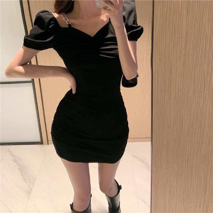 Лето 2025 года. Платье-футляр Sweet & Spicy French Slim с подтяжками — короткий рукав, сладкий темперамент, юбка для похудения бедер для женщин S чёрный
Лето 2025 года. Платье-футляр Sweet & Spicy French Slim с подтяжками — короткий рукав, сладкий темперамент, юбка для похудения бедер для женщин S чёрный