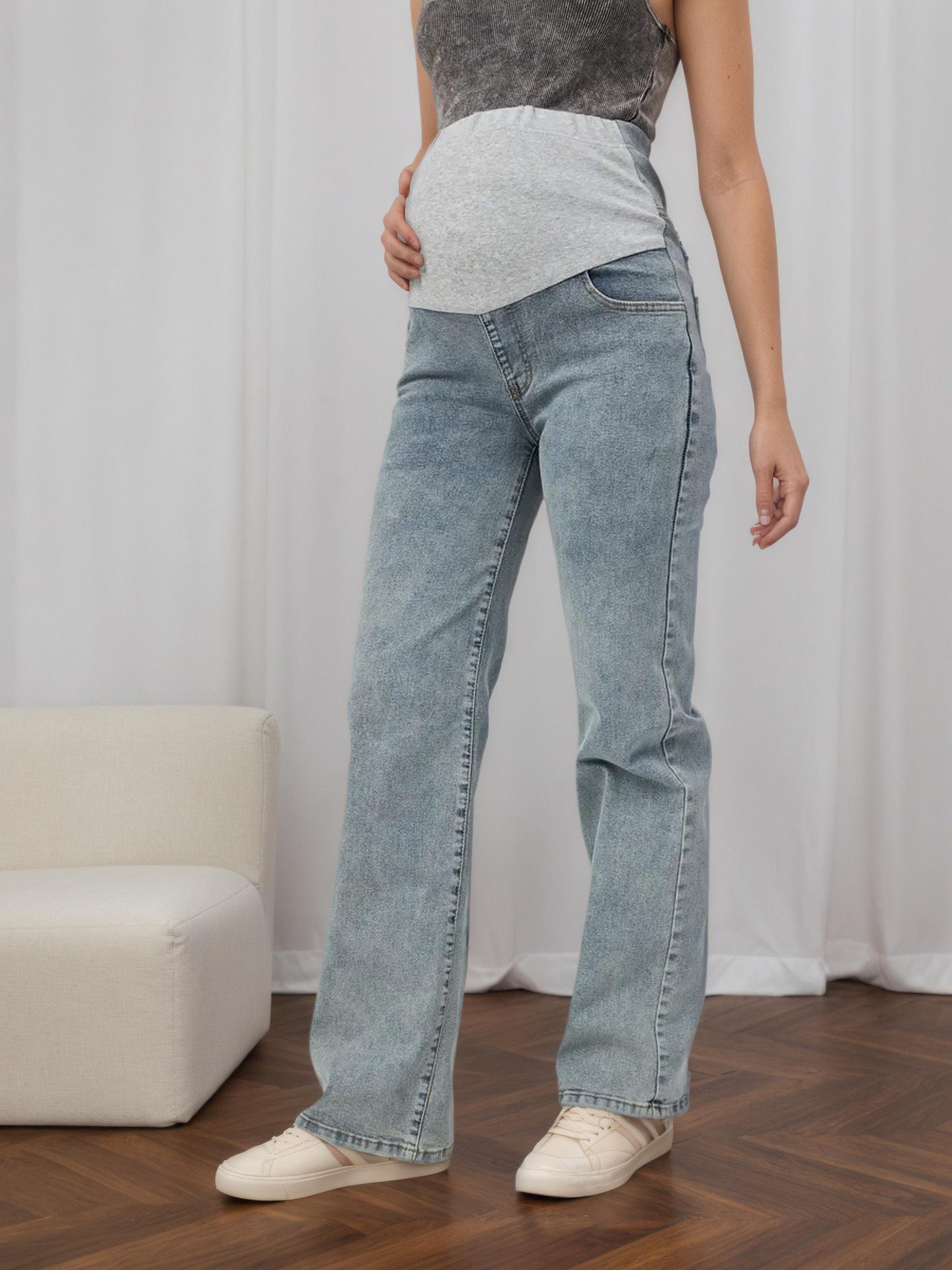 8051 High Waist Maternity Jeans: European & American Fashion, Belly Support, Slimming, Versatile Narrow & Straight Leg Pants X-Large світло-синій колір
8051 High Waist Maternity Jeans: European & American Fashion, Belly Support, Slimming, Versatile Narrow & Straight Leg Pants X-Large світло-синій колір