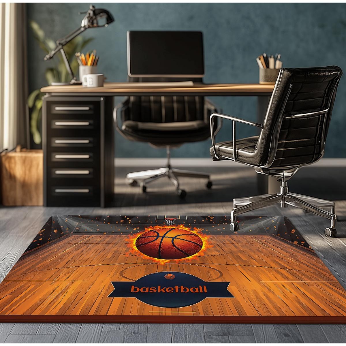 Crystal Velvet Rug Basketball Court Flame Design Sport Themed Rug Gymnasium Style Floor Mat for Game Room or Boy s Bedroom 50x 80cm
Crystal Velvet Rug Basketball Court Flame Design Sport Themed Rug Gymnasium Style Floor Mat for Game Room or Boy s Bedroom 50x 80cm