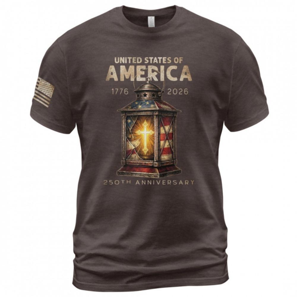 2026 European and American New Men s T-shirt Summer Digital Print Round Neck Short Sleeved Shirt S коричневый
2026 European and American New Men s T-shirt Summer Digital Print Round Neck Short Sleeved Shirt S коричневый