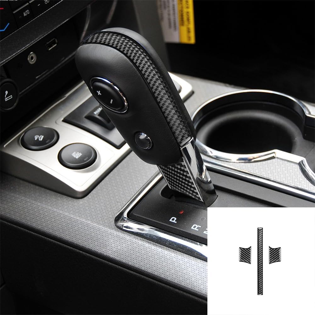 3pcs Premium Soft Real Carbon Fiber Sticker Decal Compatible with Ford F150 2009 2010 2011 2012 2013 2014 Center Console Gear Shift Knob Cover Trim
3pcs Premium Soft Real Carbon Fiber Sticker Decal Compatible with Ford F150 2009 2010 2011 2012 2013 2014 Center Console Gear Shift Knob Cover Trim